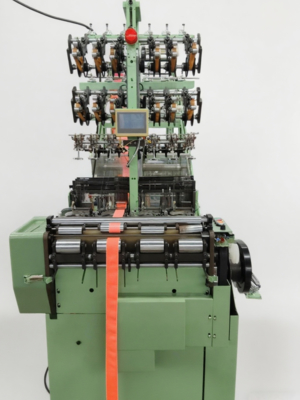 Buy Automatic High-Efficiency Shuttleless Needle Loom for Narrow Elastic Tape Production online manufacture