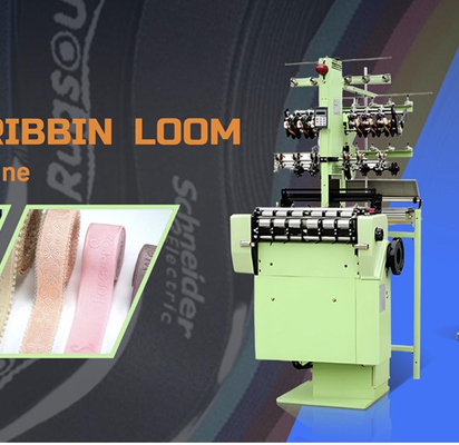 Buy  Electronic Auto Weaving Machine Needle Jacquard Loom New Elastic Rubber Making Machine Band for Sale online manufacture