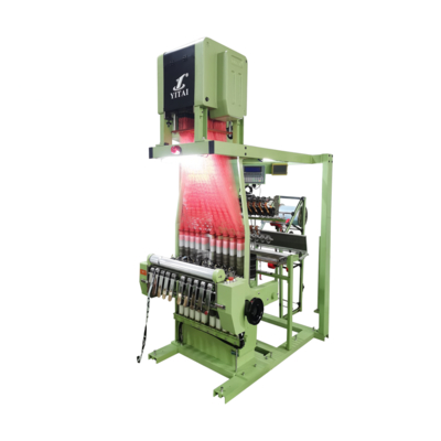 Buy  Flat Jacquard Computerized Jacquard Needle Loom Elastic Non-elastic Tape Making Machine online manufacture