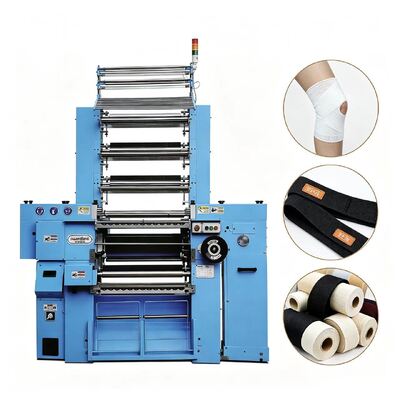 membeli Fancy Crochet Machine 600mm 8 Weft Bars Yarn Break Auto-Stop Untuk Webbing pembuatan online
