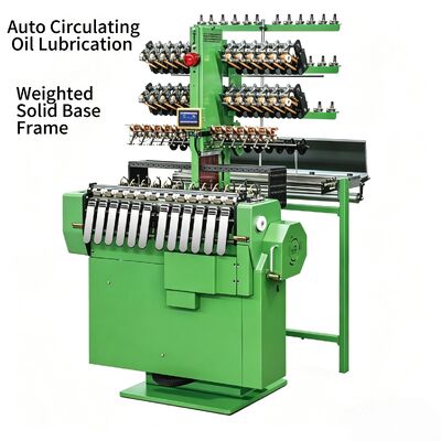Automatic Shuttleless Ribbon Loom for Narrow Webbing & Elastic Tape Fabric Production